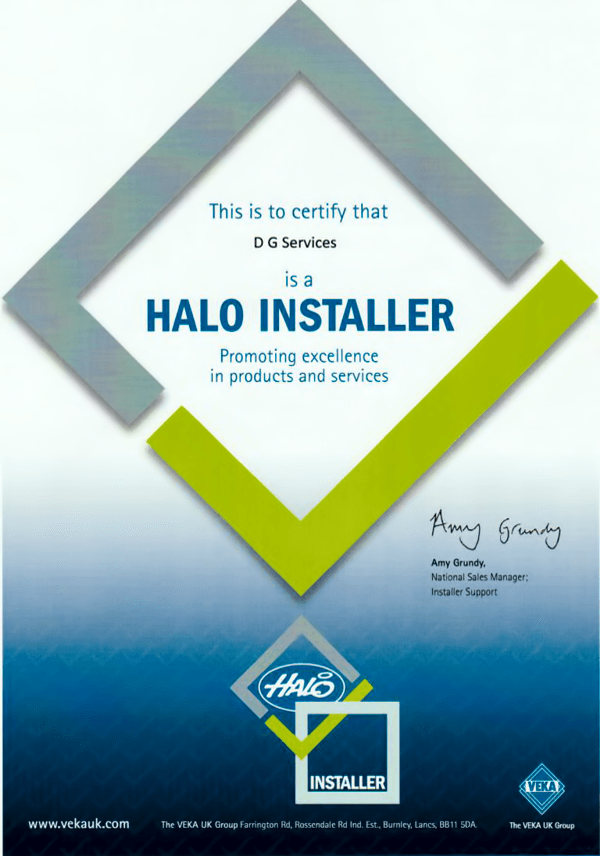 Veka Halo Accreditation